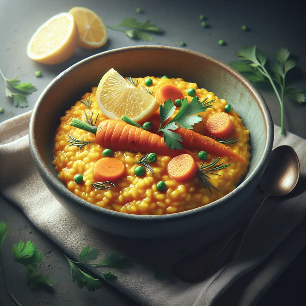 Carrot Cream Risotto