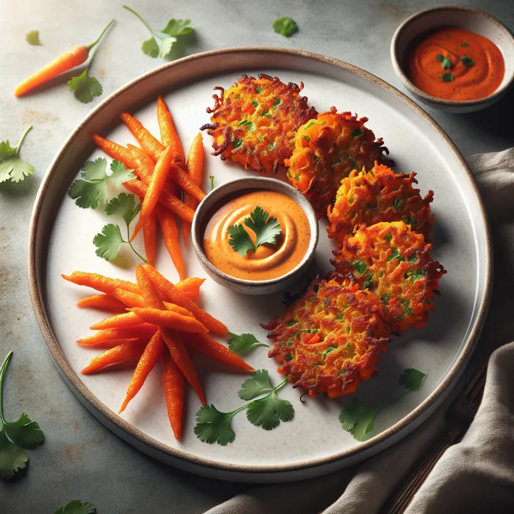 Carrot Semolina Fritters