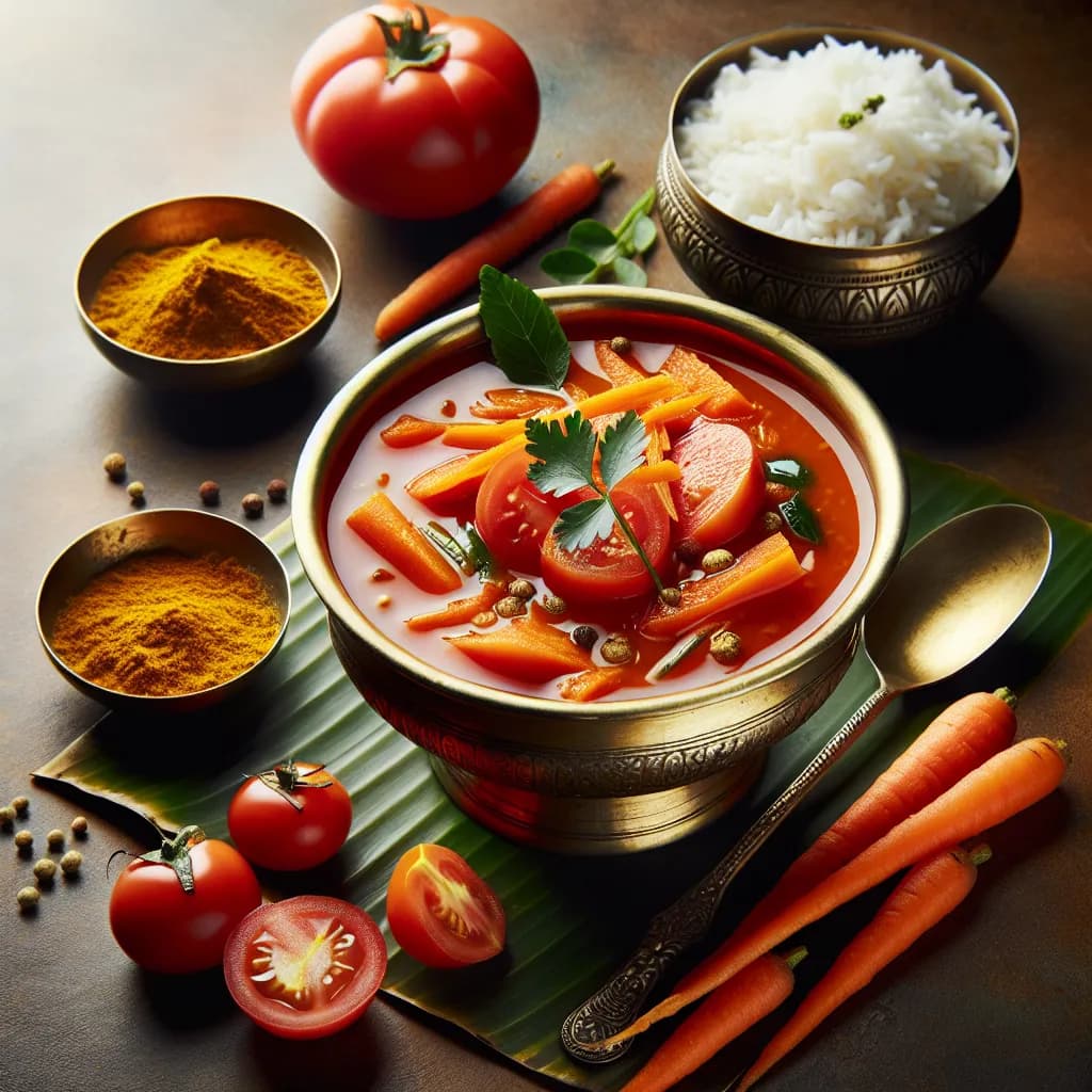 Carrot Tomato Rasam