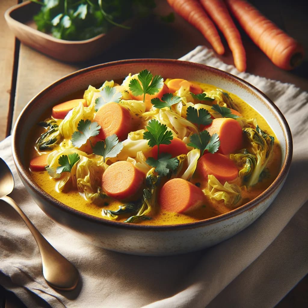 Carrot and Cabbage Curry