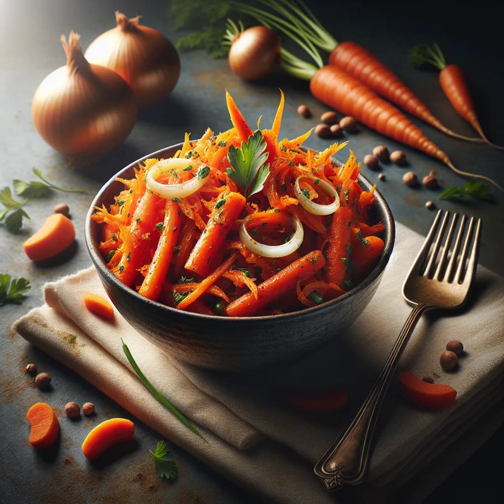 Carrot and Onion Bhaji