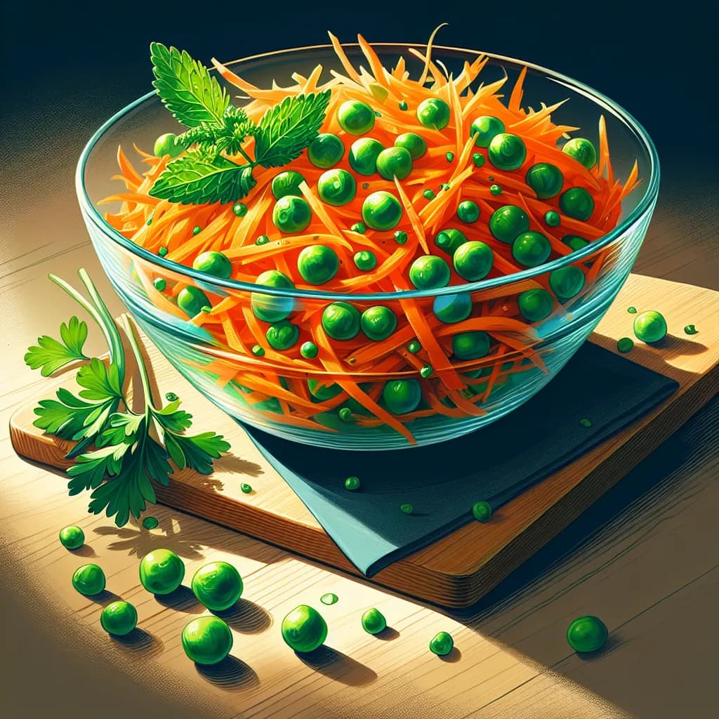 Carrot and Pea Salad