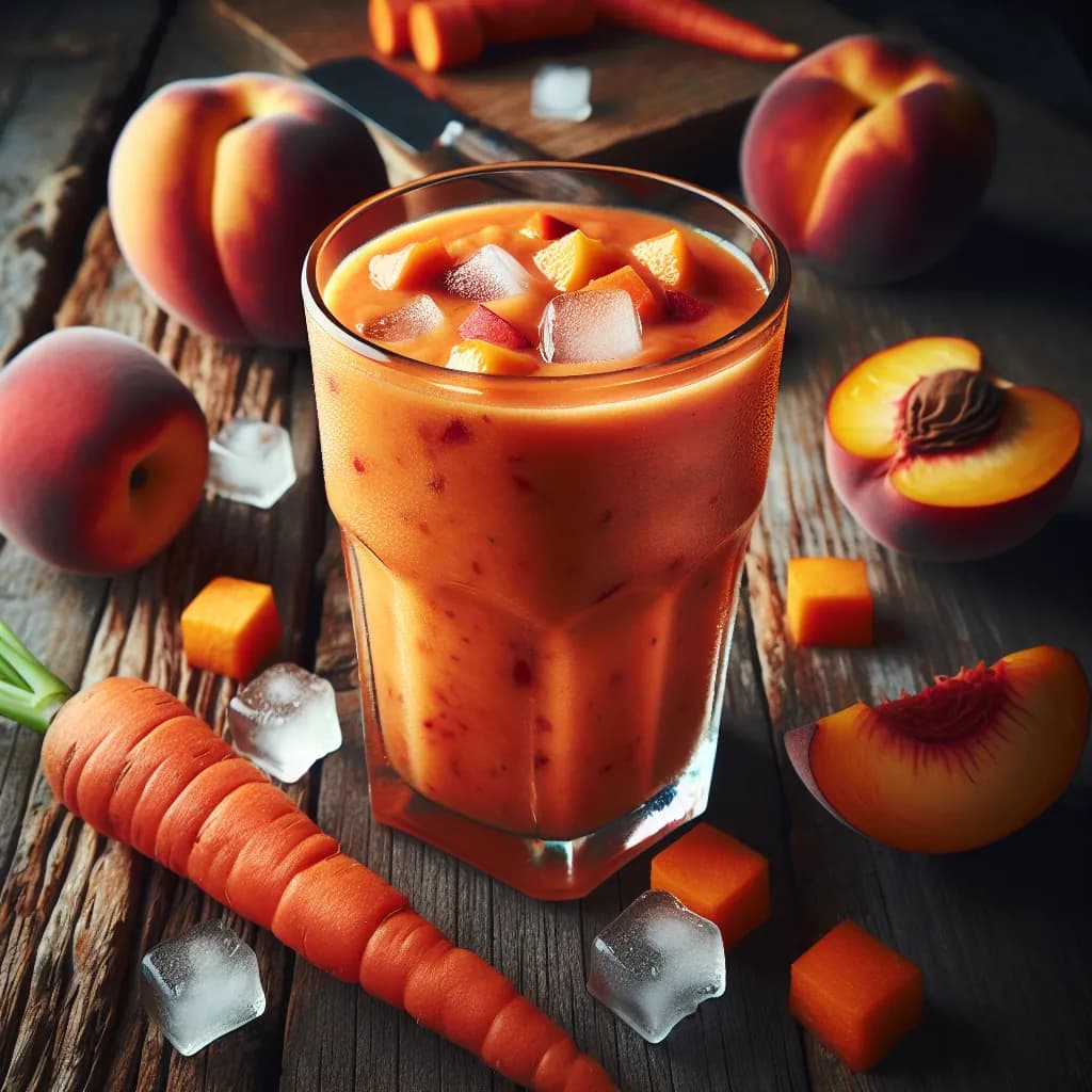 Carrot and Peach Smoothie