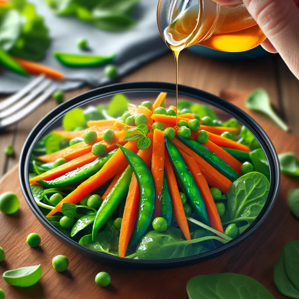 Carrot and Peapod Salad