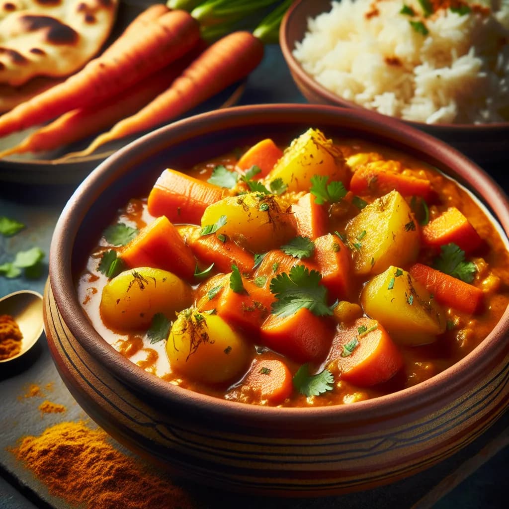 Carrot and Potato Curry