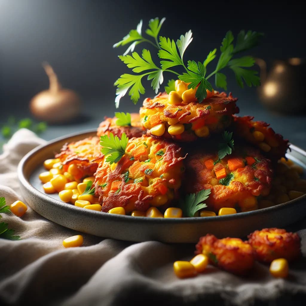 Carrot and Potato Fritters