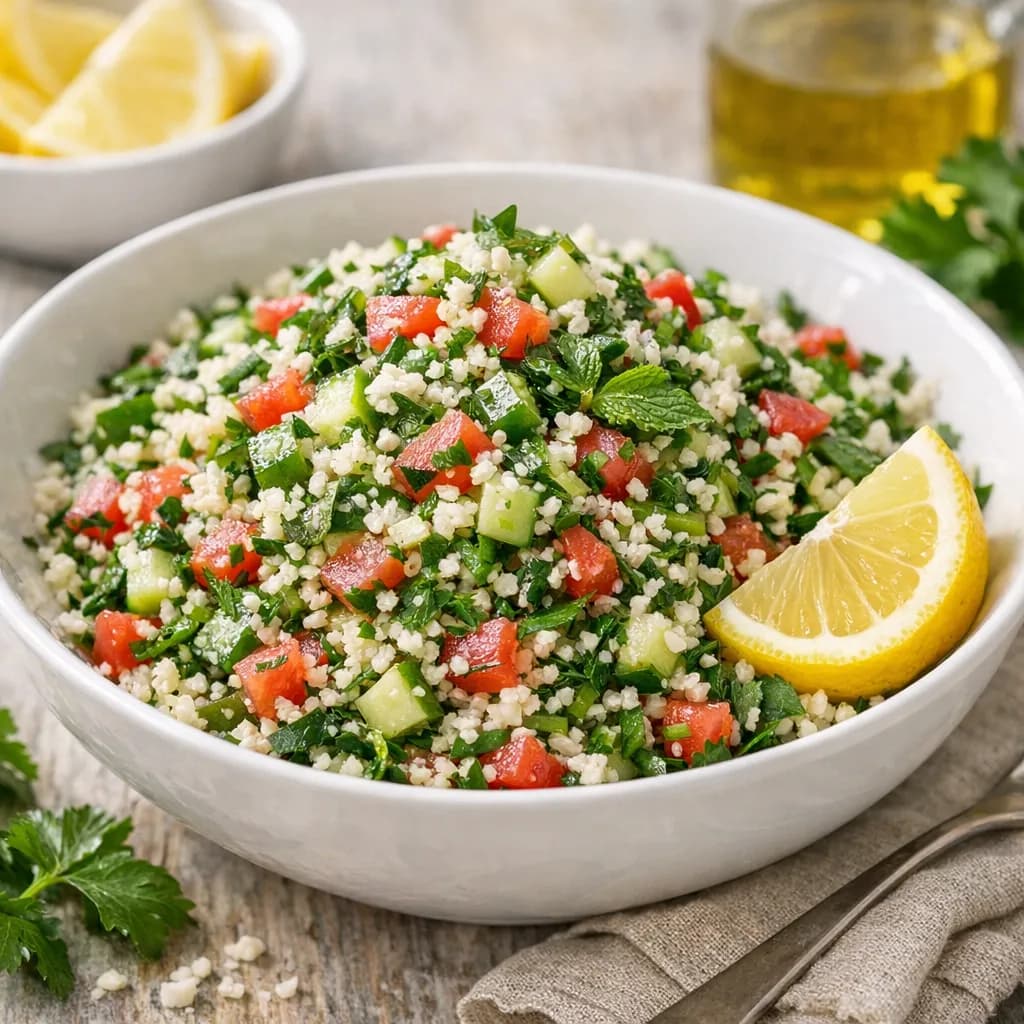 Cauliflower Rice Tabbouleh