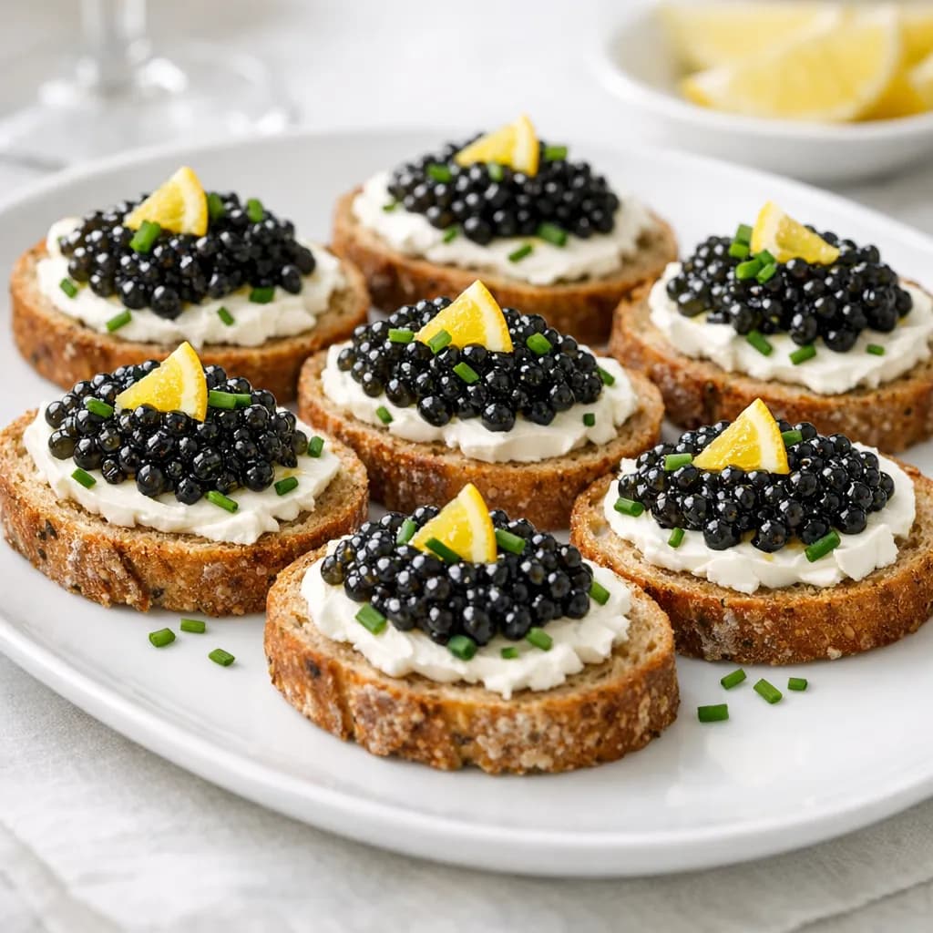 Caviar Canapés