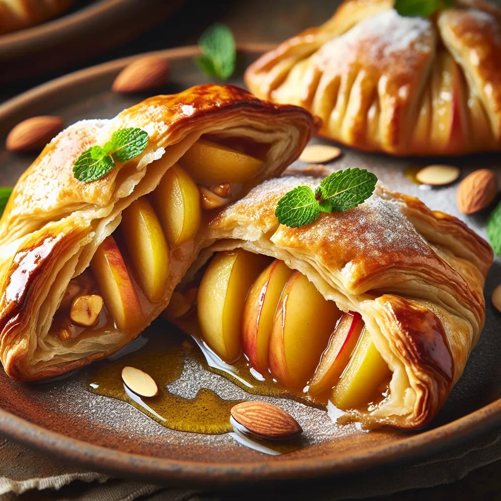 Chaussons aux Pommes et Amandes