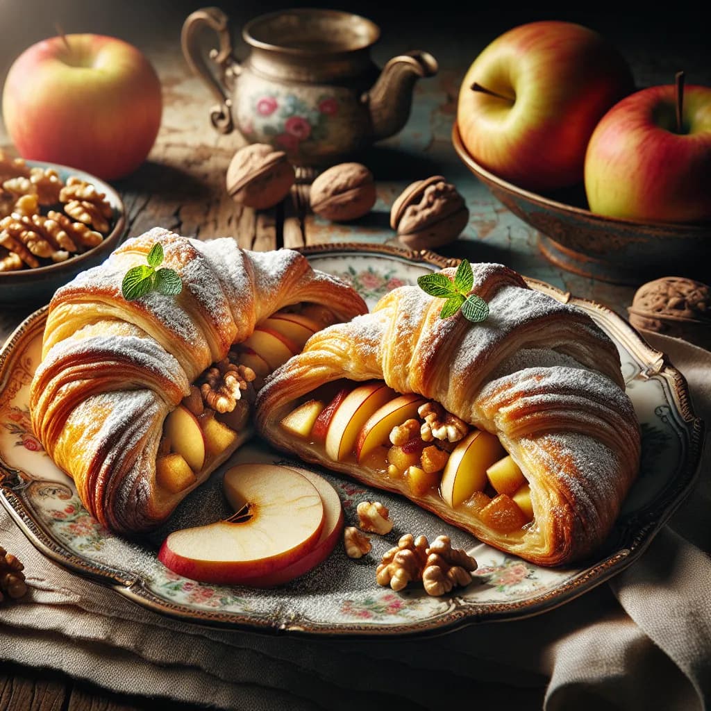Chaussons aux Pommes et Noix