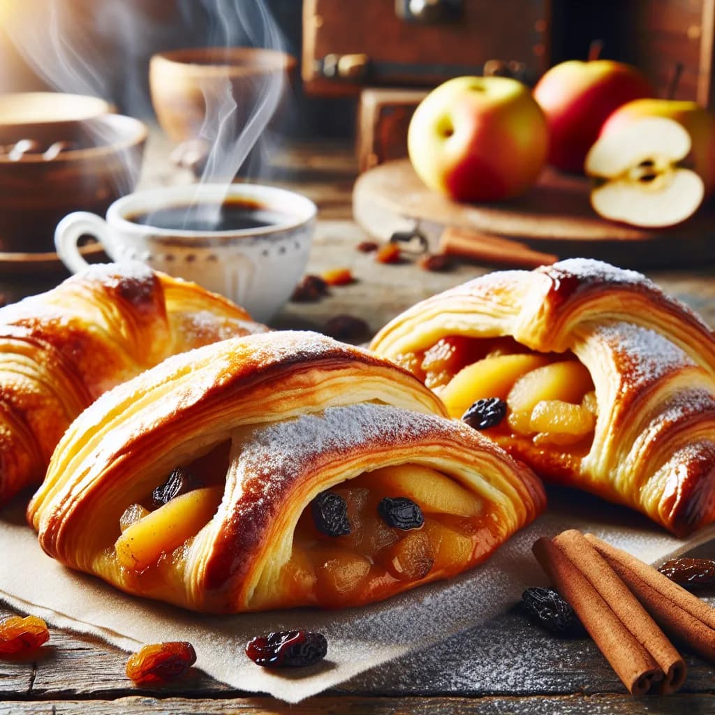 Chaussons aux Pommes et Raisins