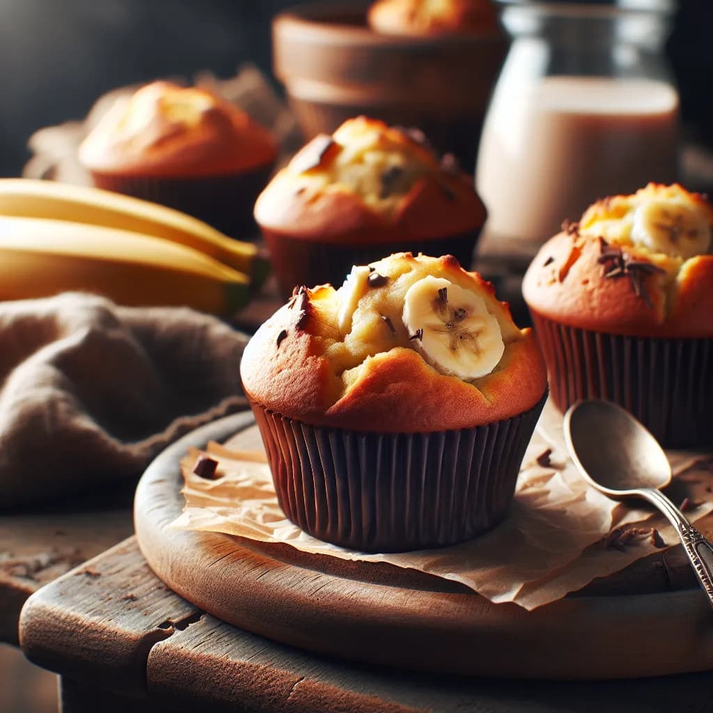 Cheese Banana Muffins