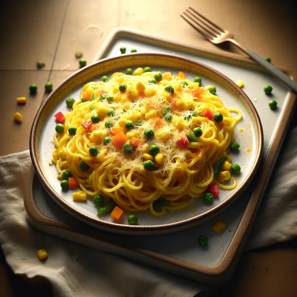 Cheese Maggi with Vegetables