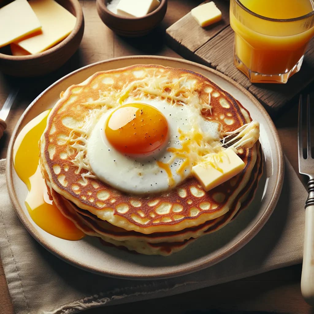 Cheese and Egg Pancakes