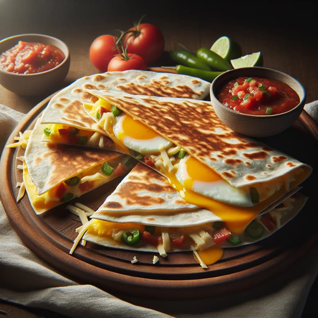 Cheese and Egg Quesadilla