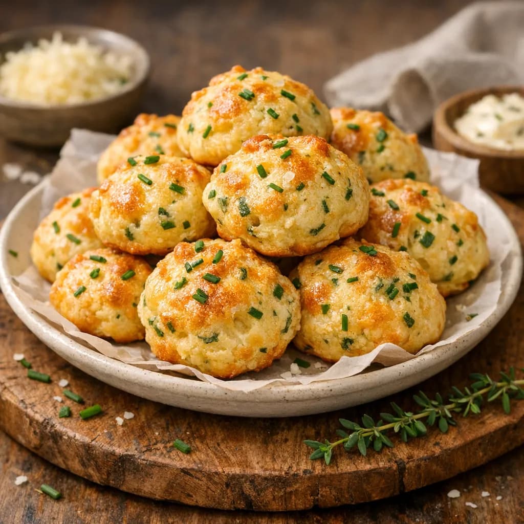 Cheese and Herb Gougères