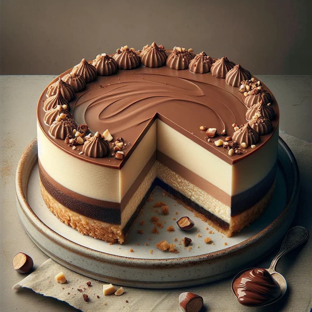 Cheesecake alla Nutella