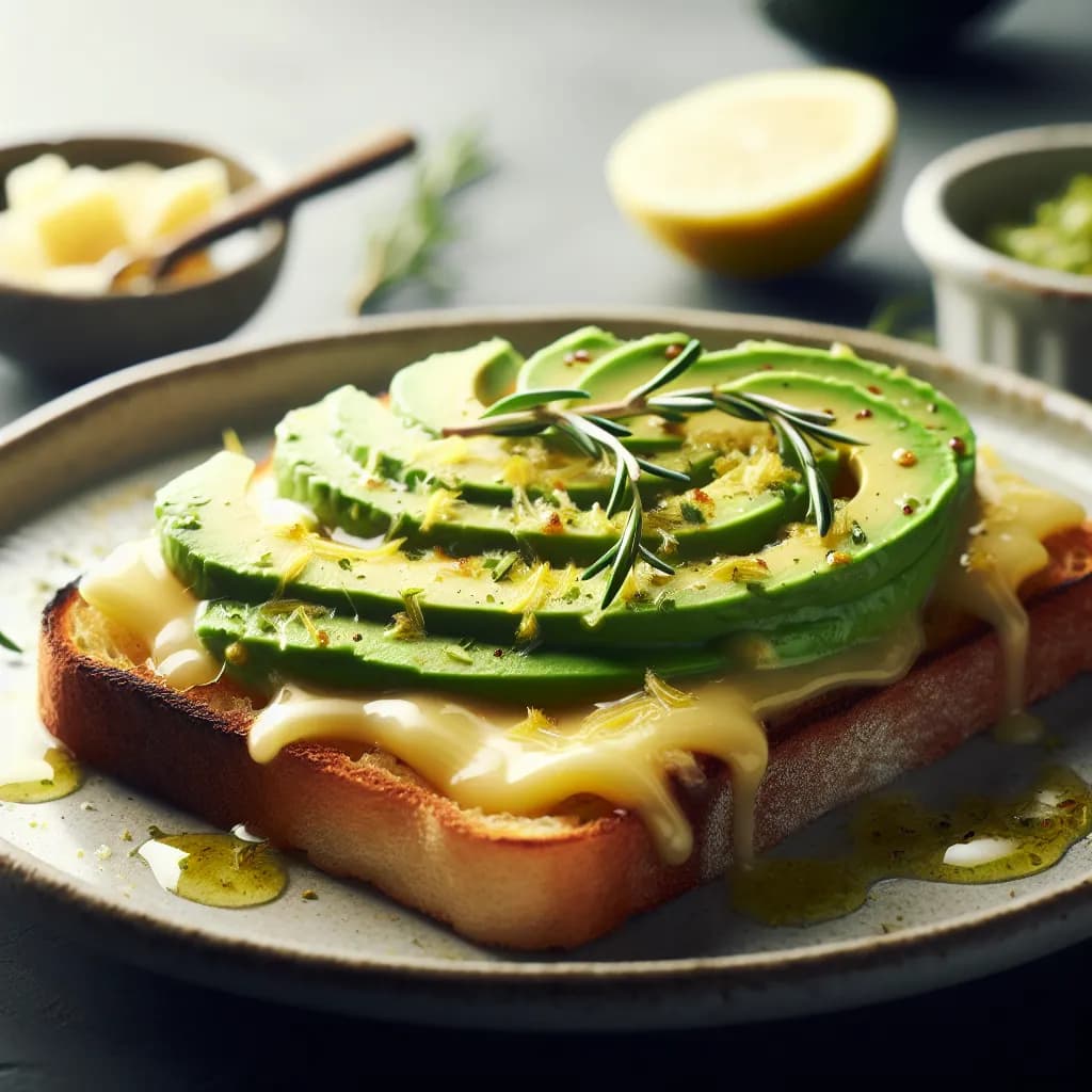 Cheesy Avocado Toast