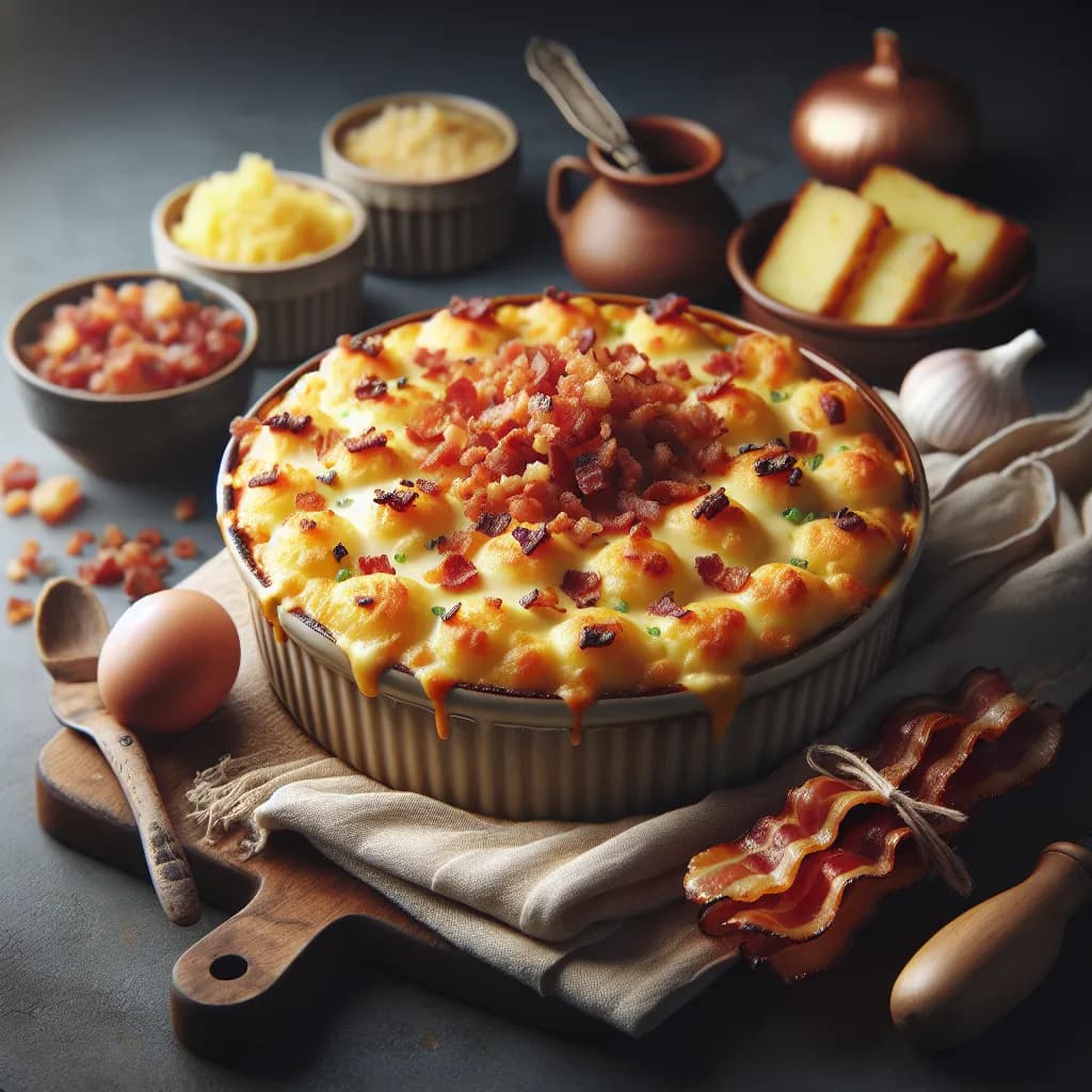 Cheesy Bacon Potato Bake