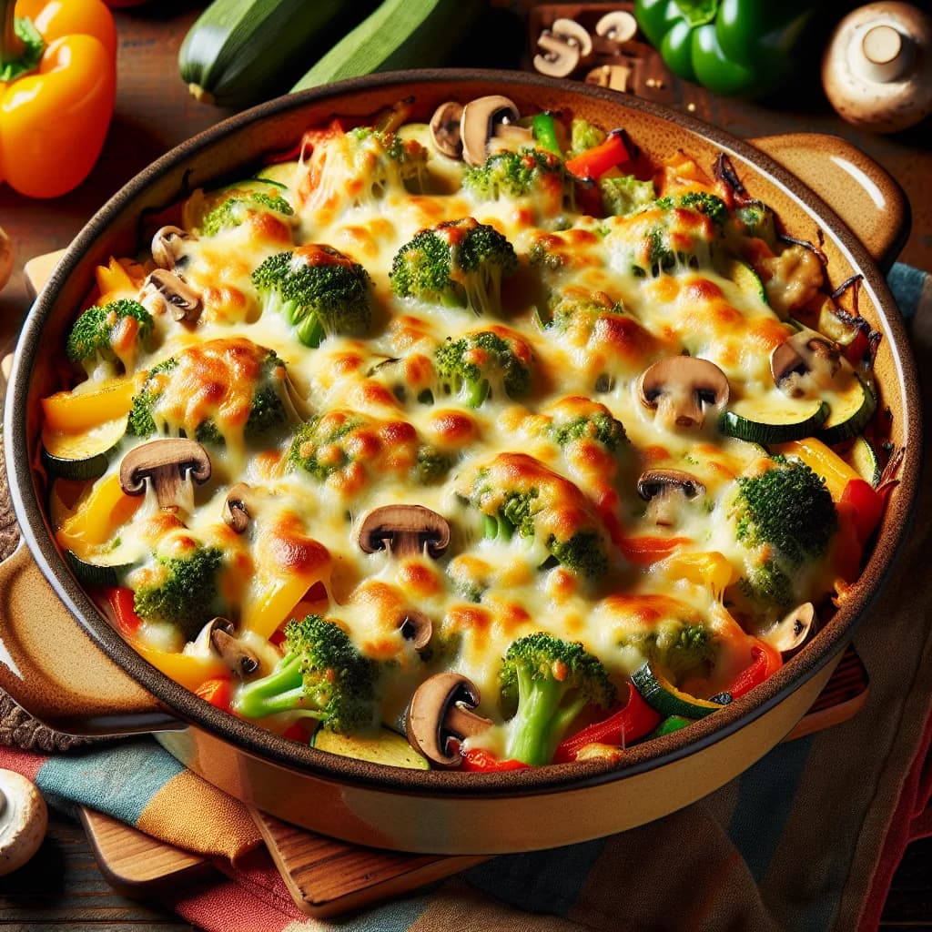 Cheesy Baked Vegetables