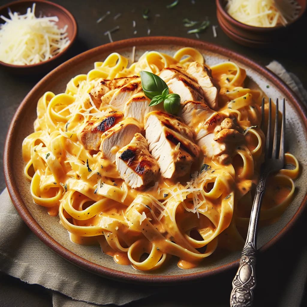 Cheesy Chicken Pasta