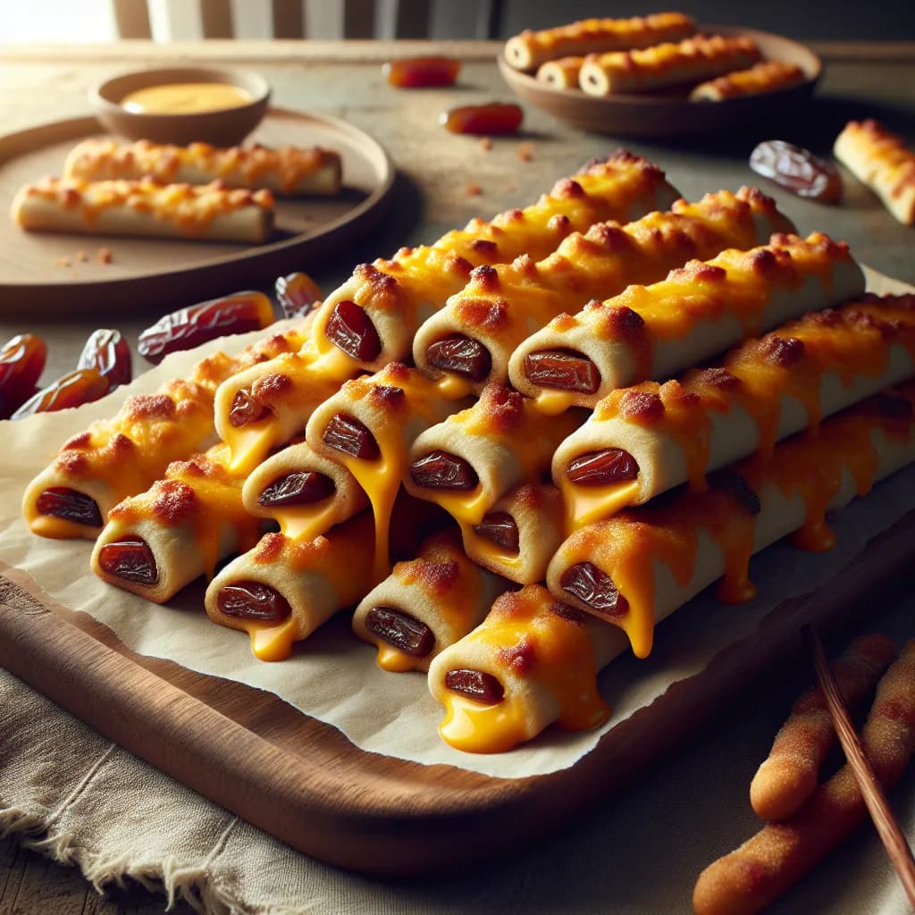 Cheesy Date Bread Sticks