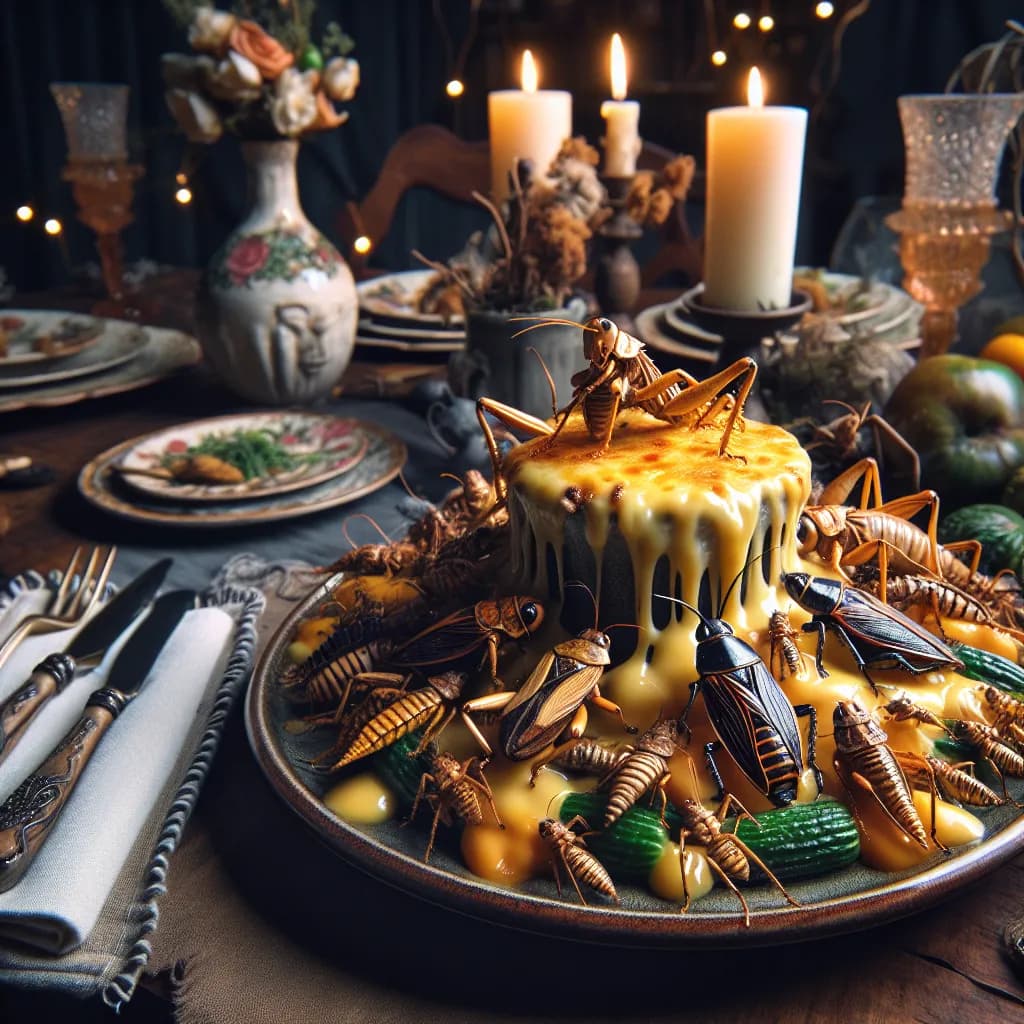 Cheesy Insect Delight