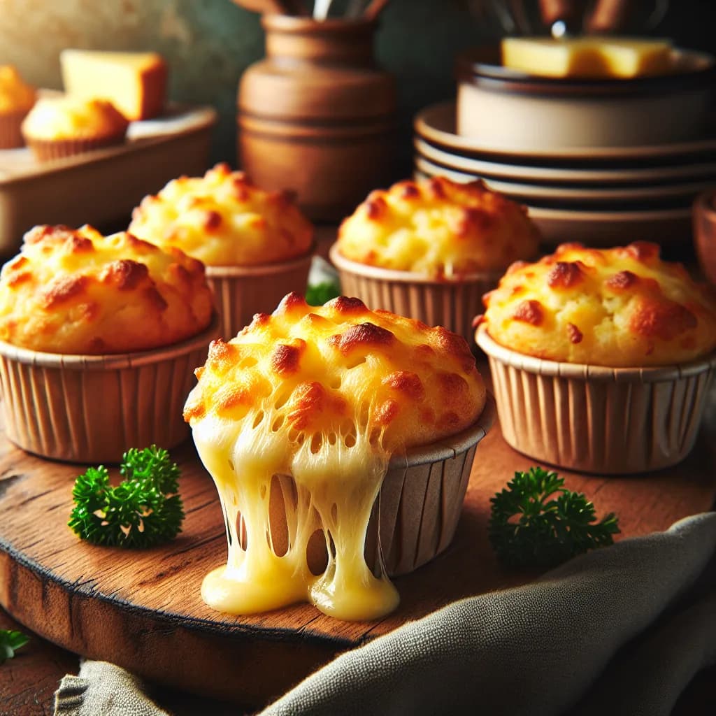 Cheesy Potato Muffins