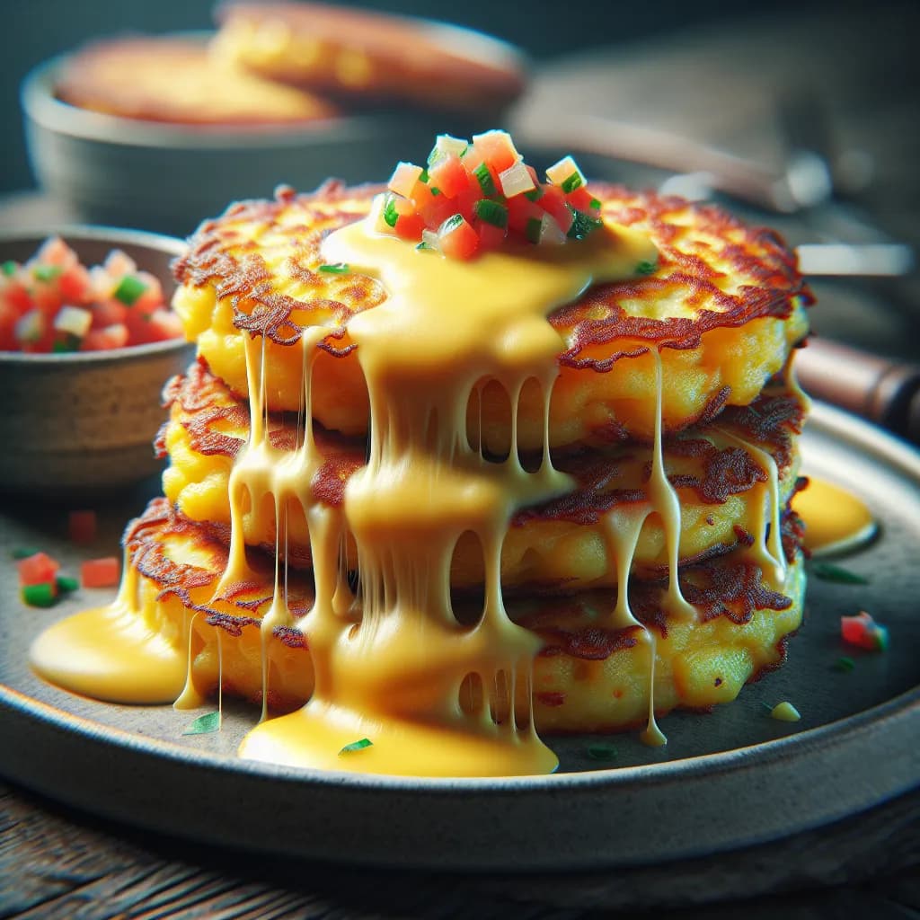 Cheesy Potato Pancakes