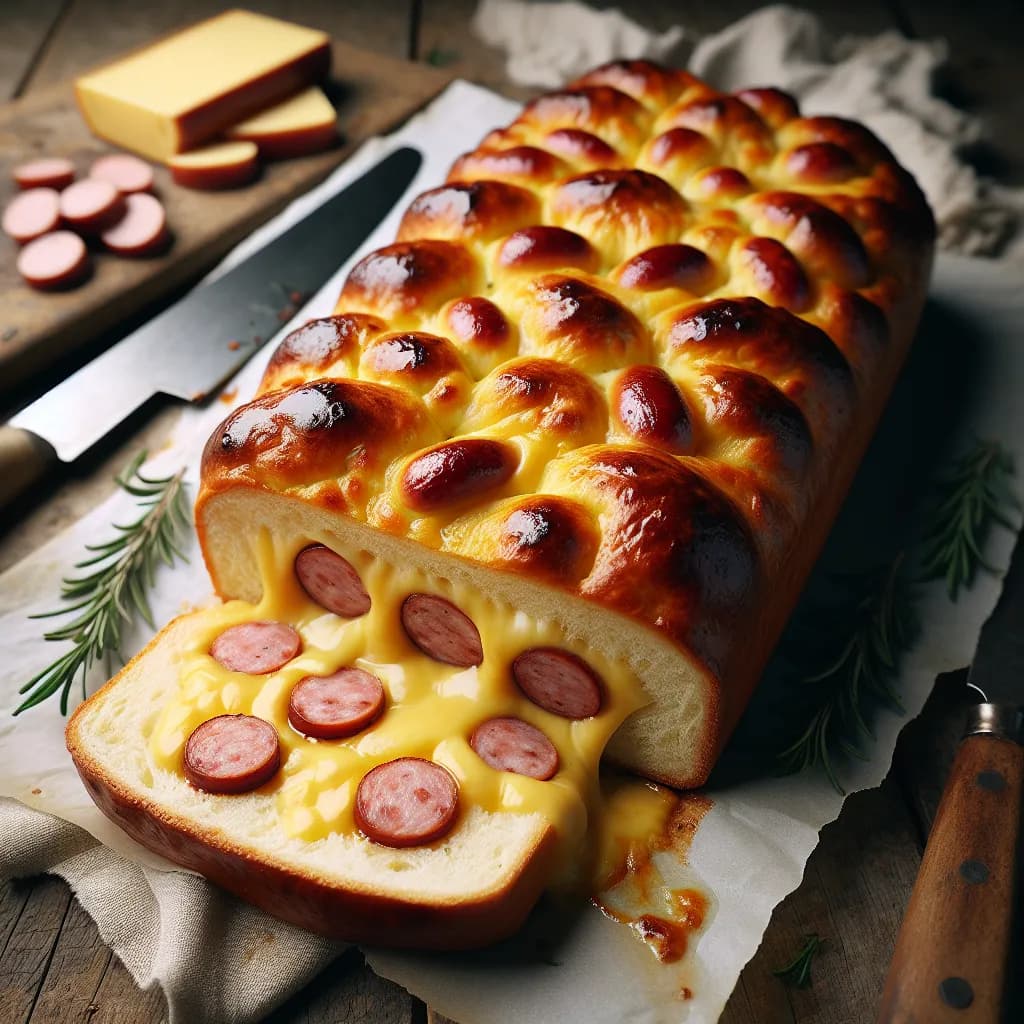 Cheesy Sausage Bread