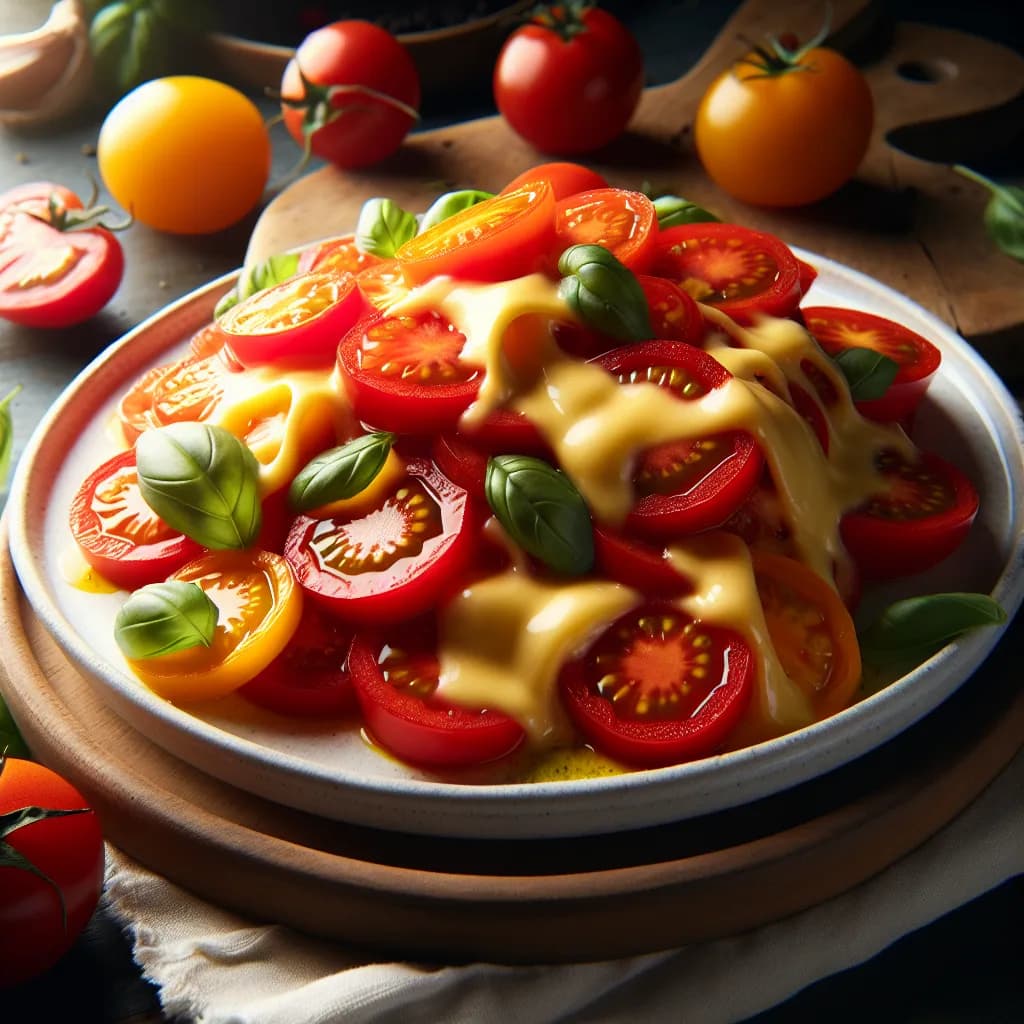 Cheesy Tomato Salad