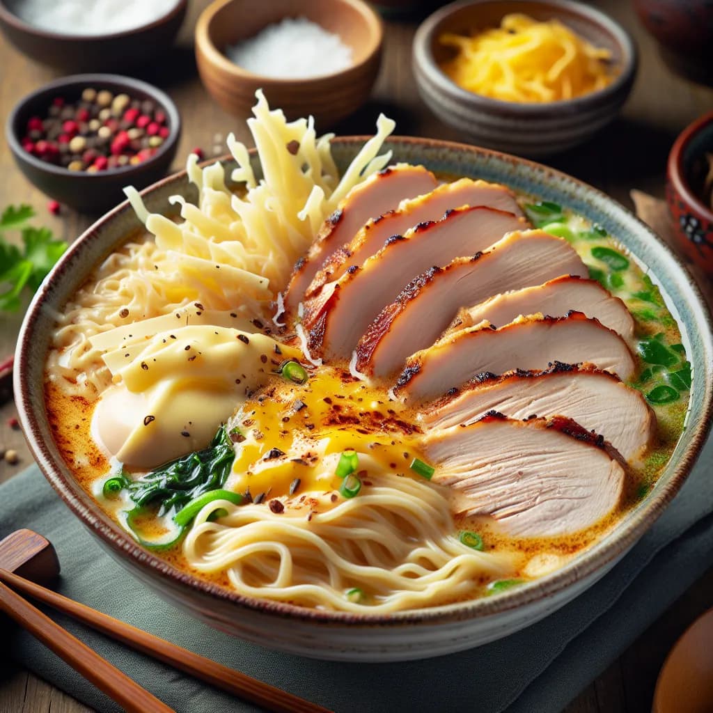 Cheesy Turkey Ramen