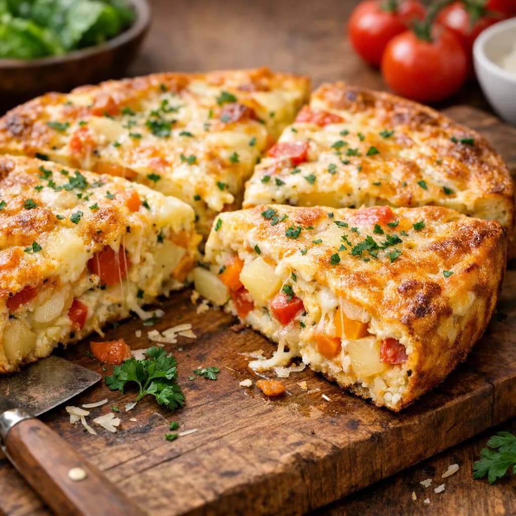 Cheesy Vegetable Frittata