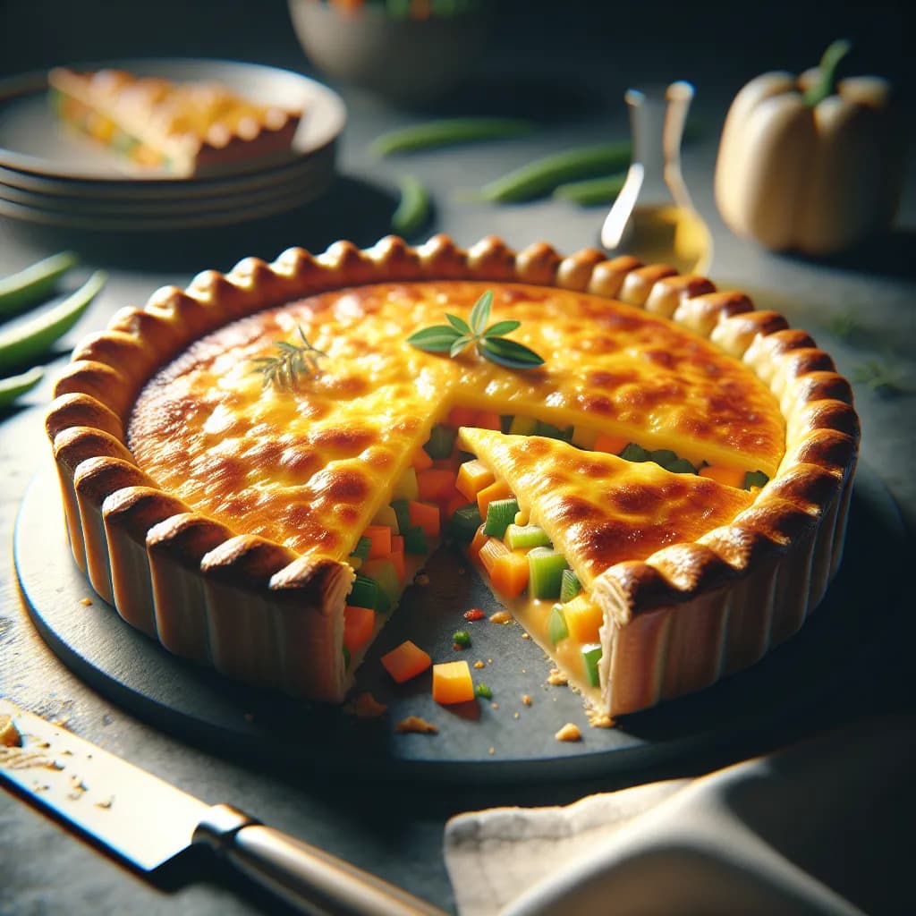 Cheesy Vegetable Pie