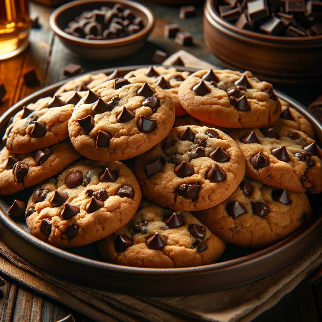 Chewy Corn Syrup Chocolate Chip Cookies