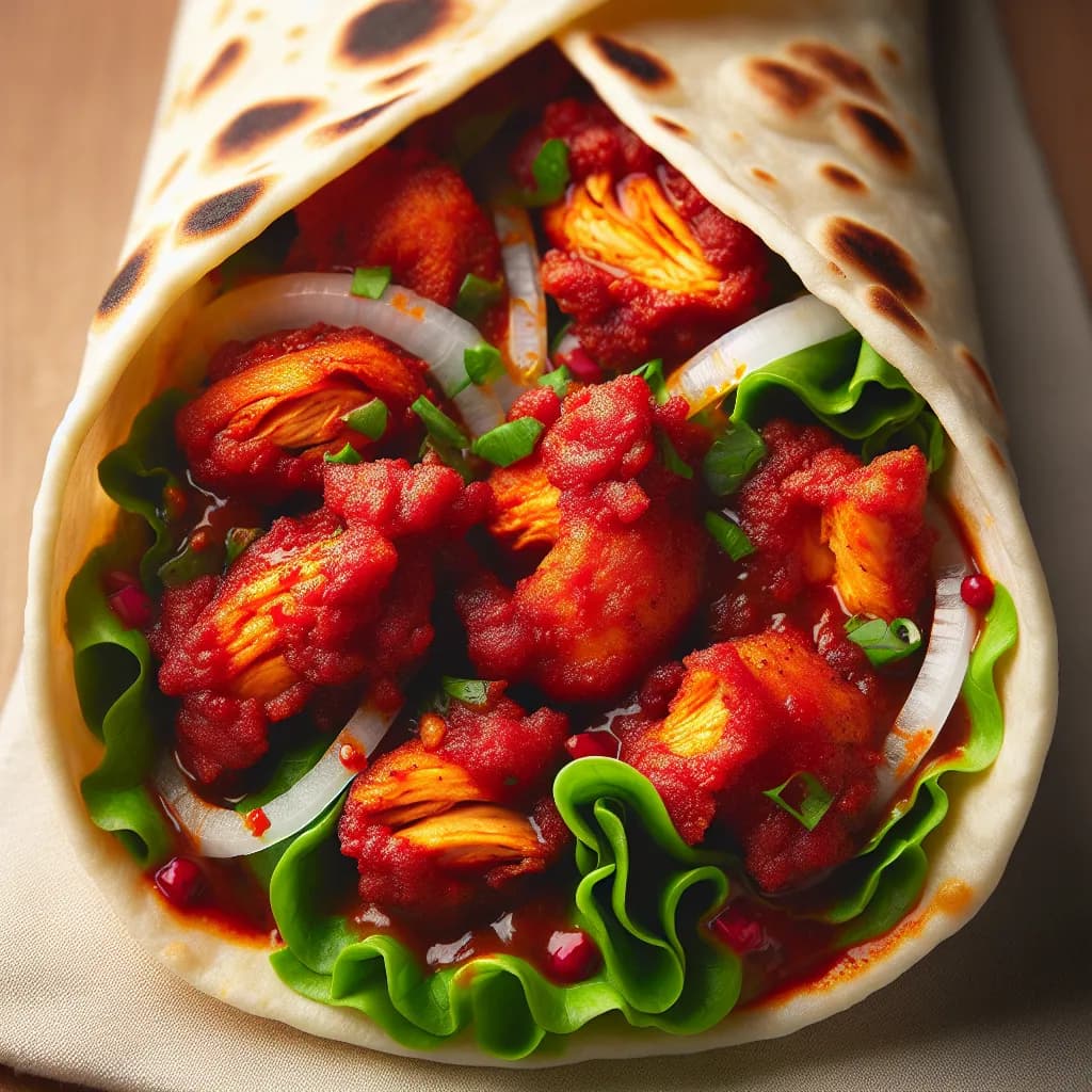 Chicken 65 Wrap