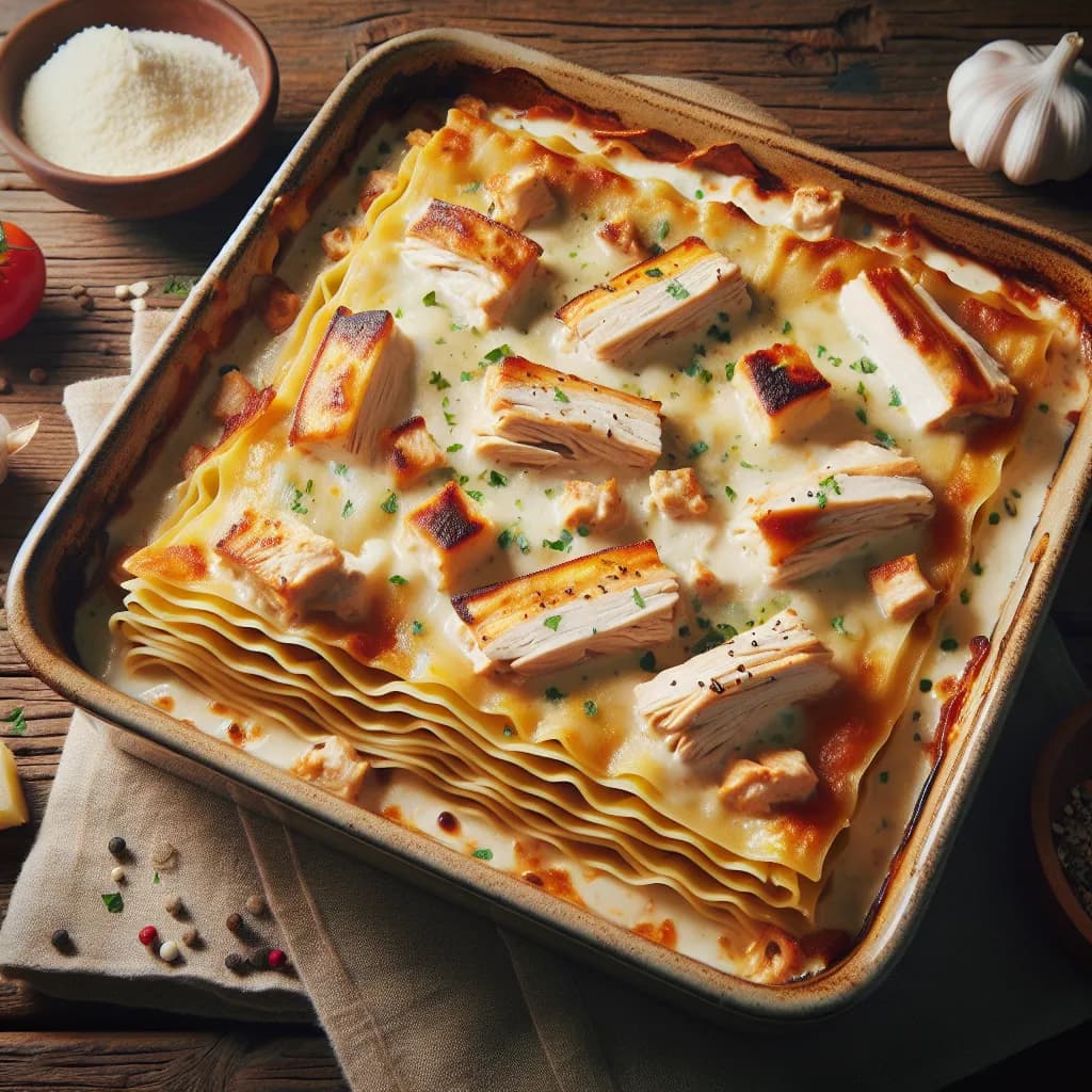 Chicken Alfredo Lasagna