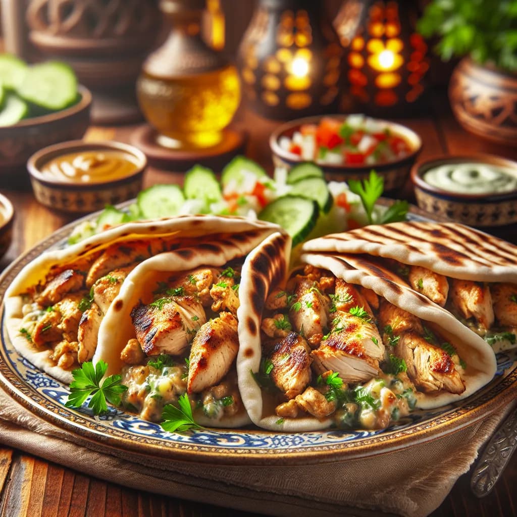 Chicken Arayes