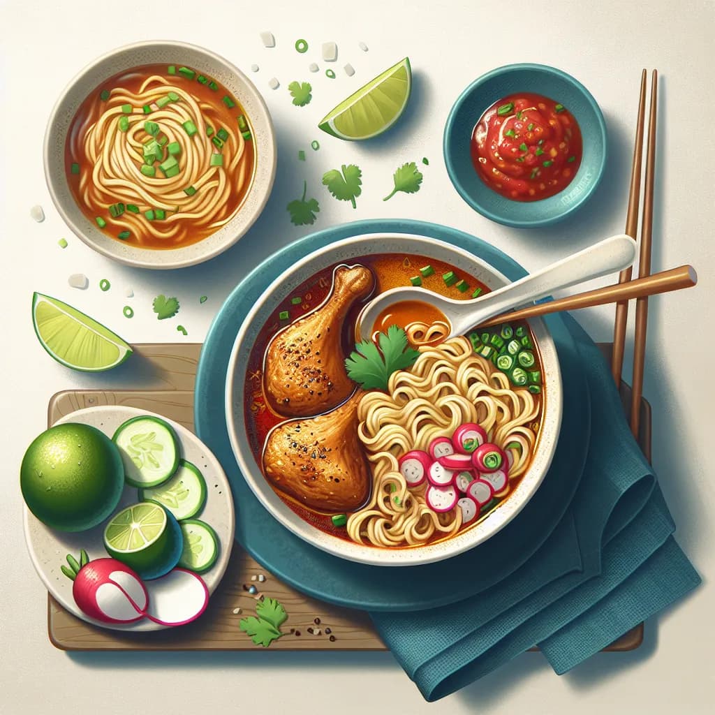 Chicken Birria Ramen