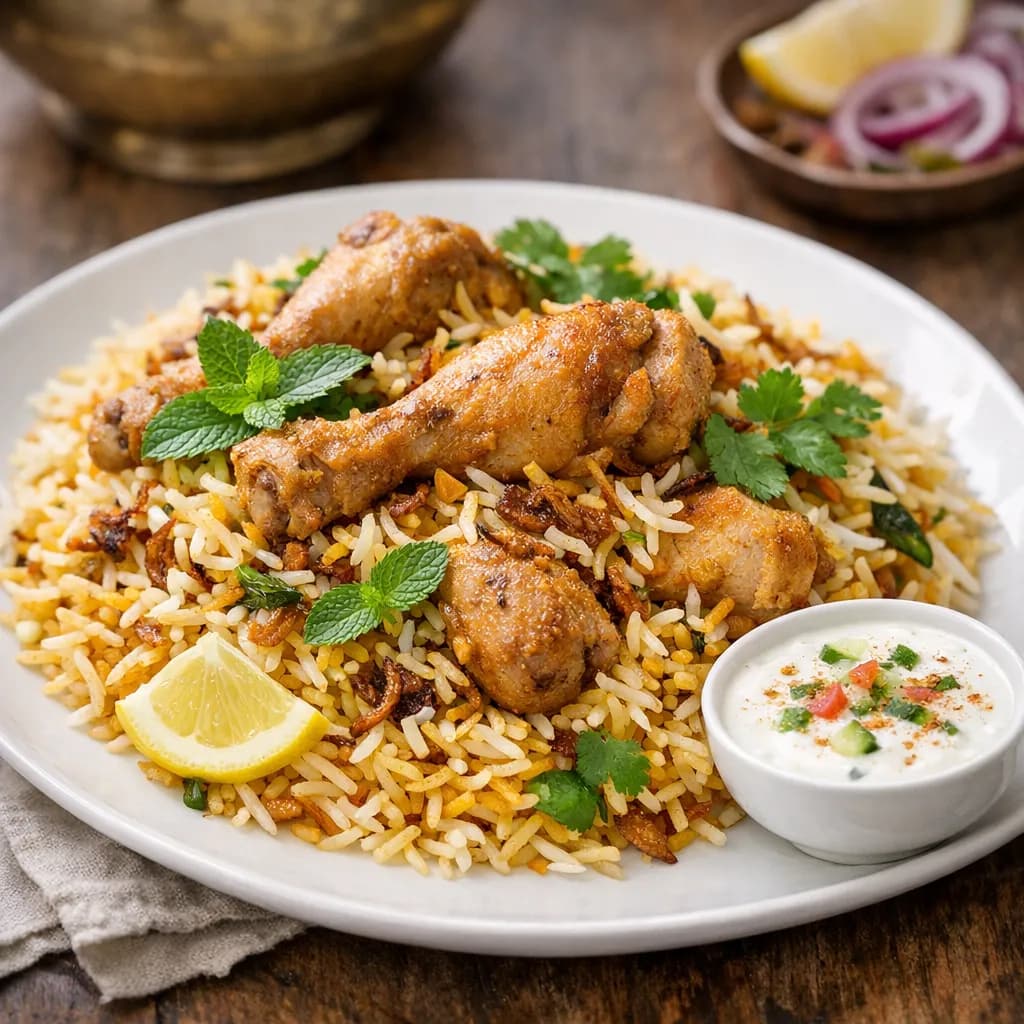 Chicken Biryani (Halal, Light)