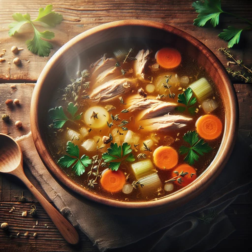 Chicken Bone Broth Soup