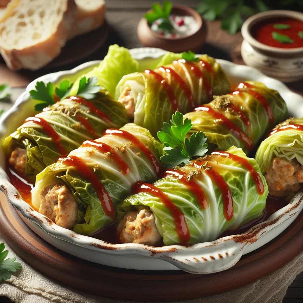 Chicken Cabbage Rolls