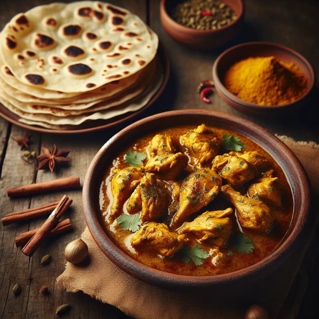Chicken Curry with Chapati