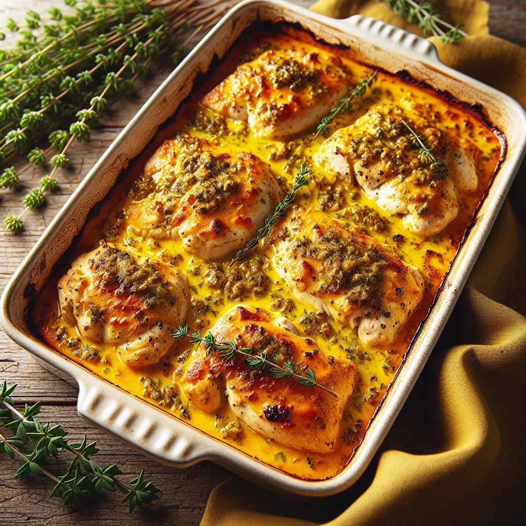 Chicken Dijon Mustard Bake