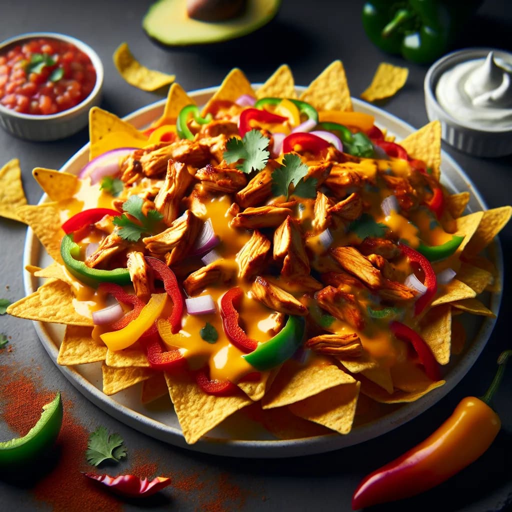 Chicken Fajita Nachos