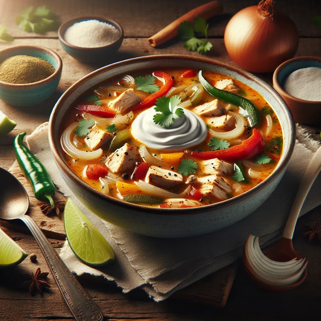 Chicken Fajita Soup