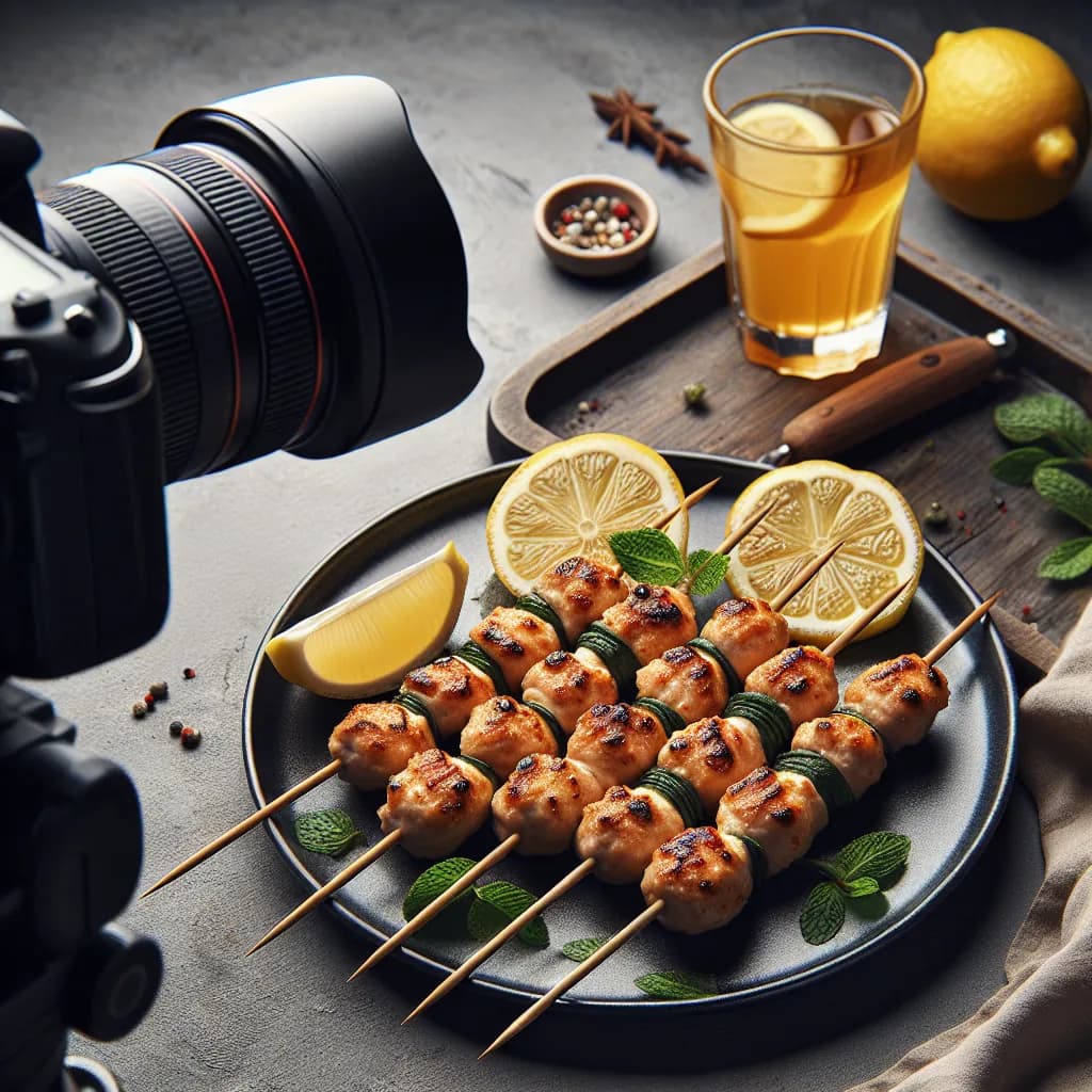 Chicken Kofta Dum Skewers