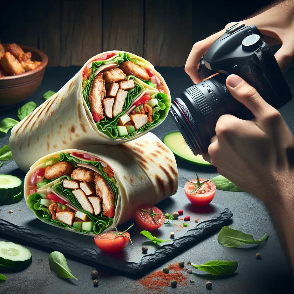 Chicken Kofta Dum Wraps