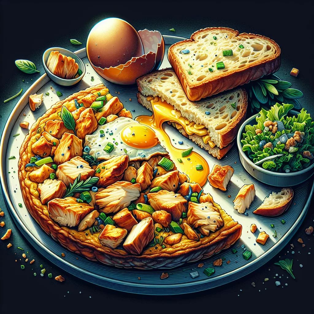 Chicken Omelette