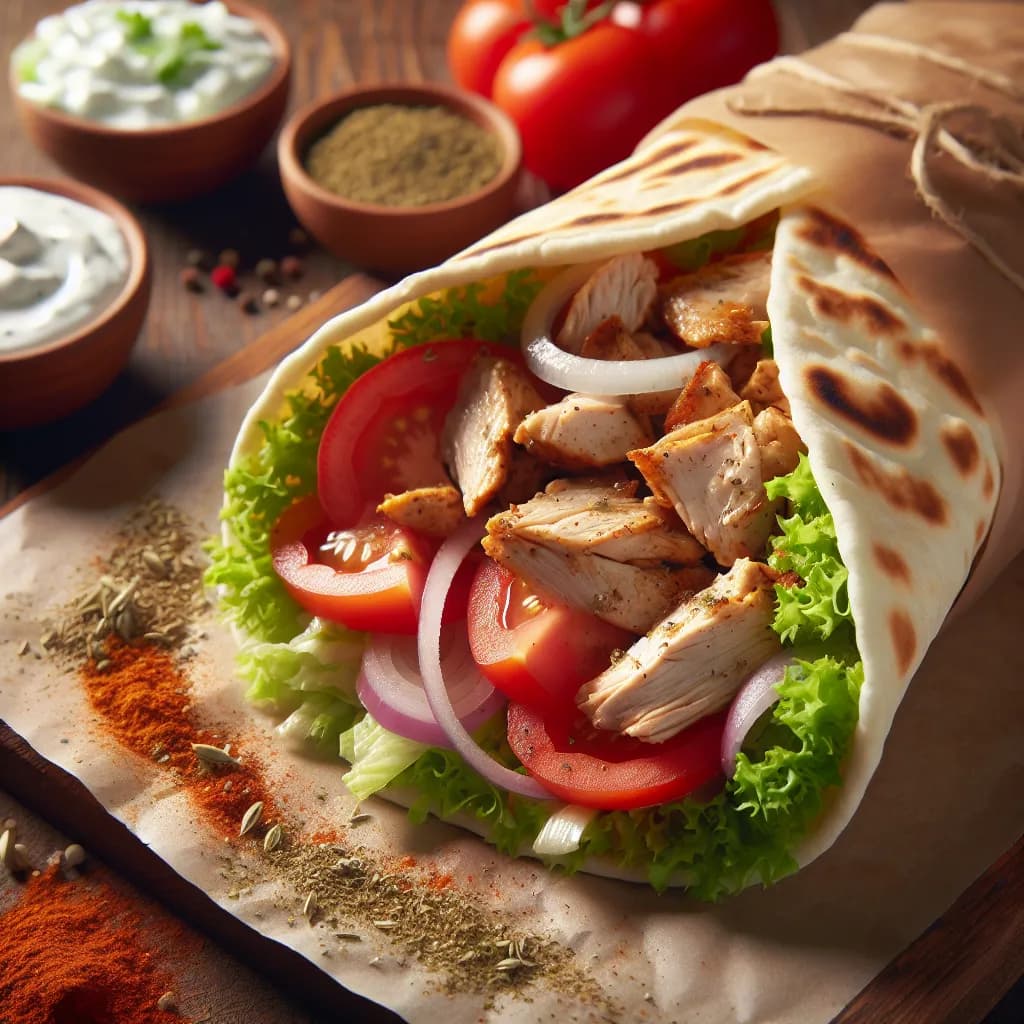 Chicken Shawarma Wrap
